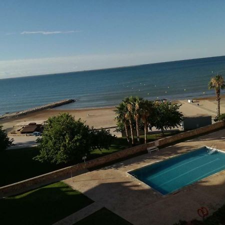 Atico Primer Linea De Mar Con Piscina En Ebrehogar Sant Carlos de la Ràpita Exteriör bild
