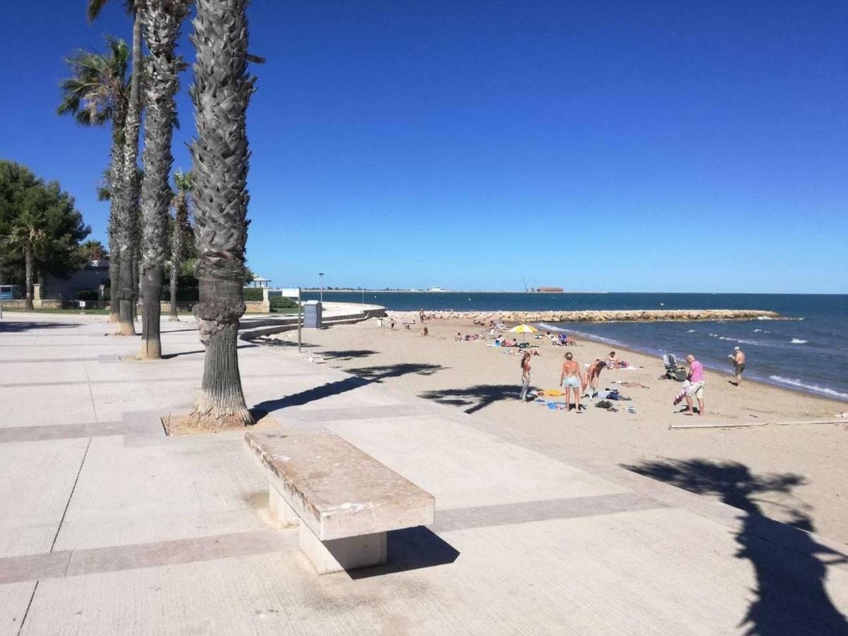 Atico Primer Linea De Mar Con Piscina En Ebrehogar Sant Carlos de la Ràpita Exteriör bild