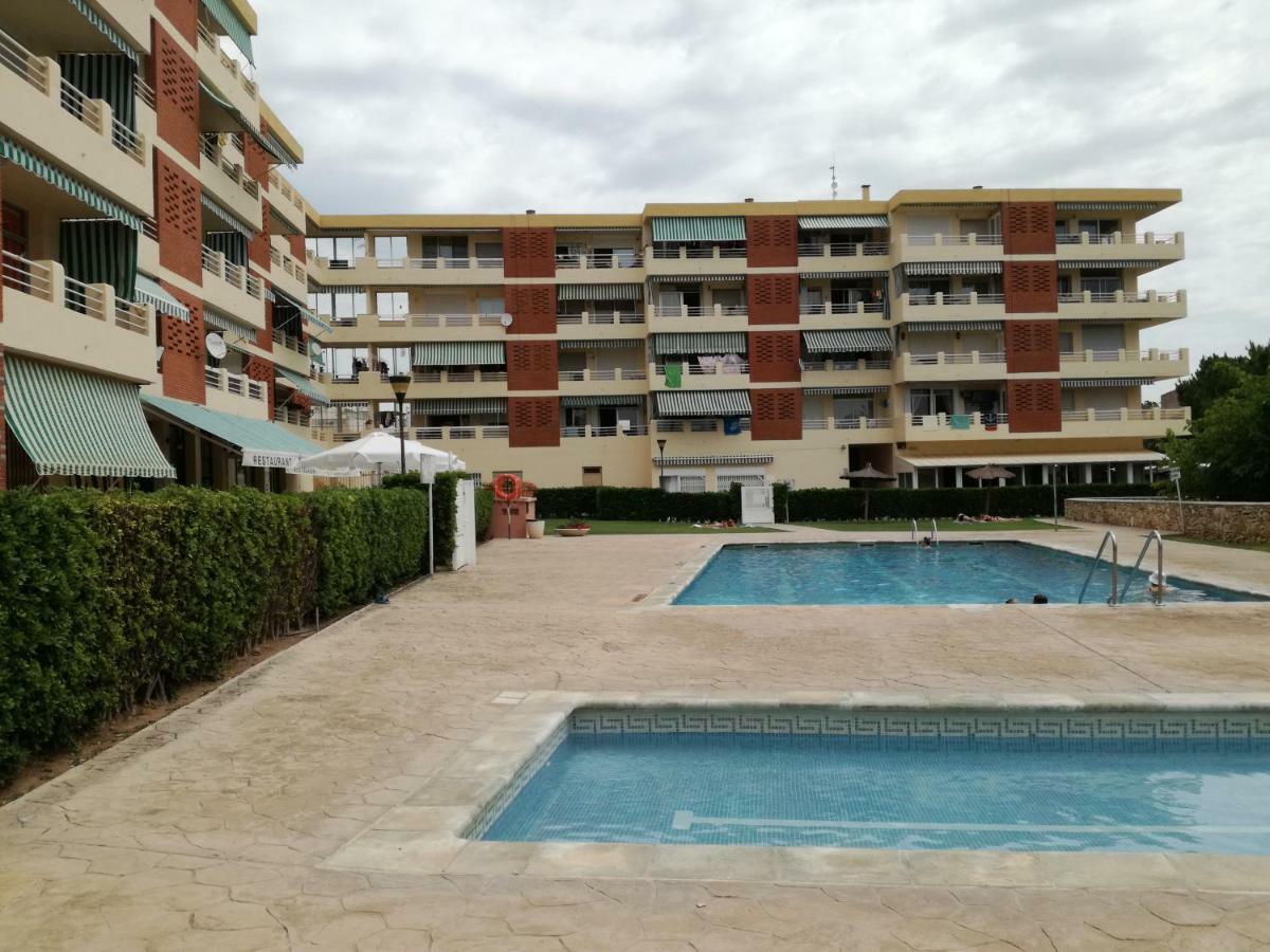 Atico Primer Linea De Mar Con Piscina En Ebrehogar Sant Carlos de la Ràpita Exteriör bild